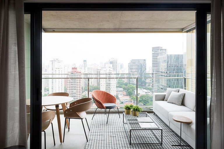 FI173 Studio elegante no Forma Itaim