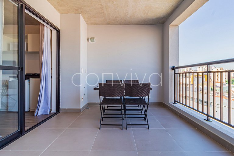 VNBR806 Apartamento minimalista no Bom Retiro