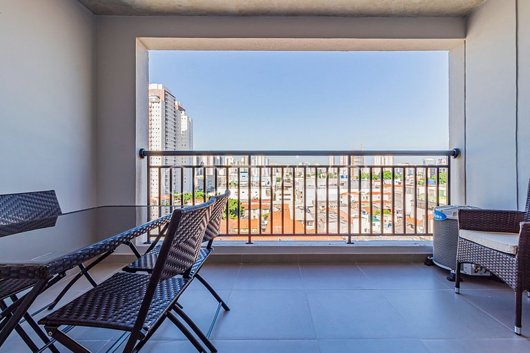 VNBR806 Apartamento minimalista no Bom Retiro