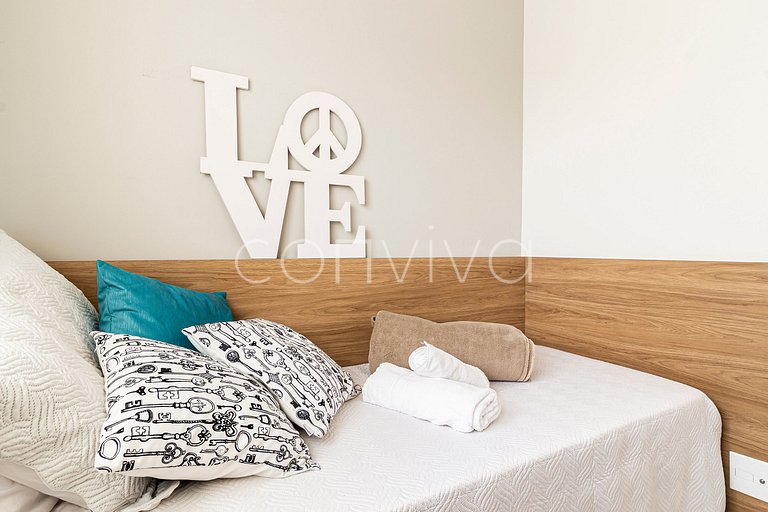 FC509 Apartamento dois quartos na Bela Vista - Av. Paulista