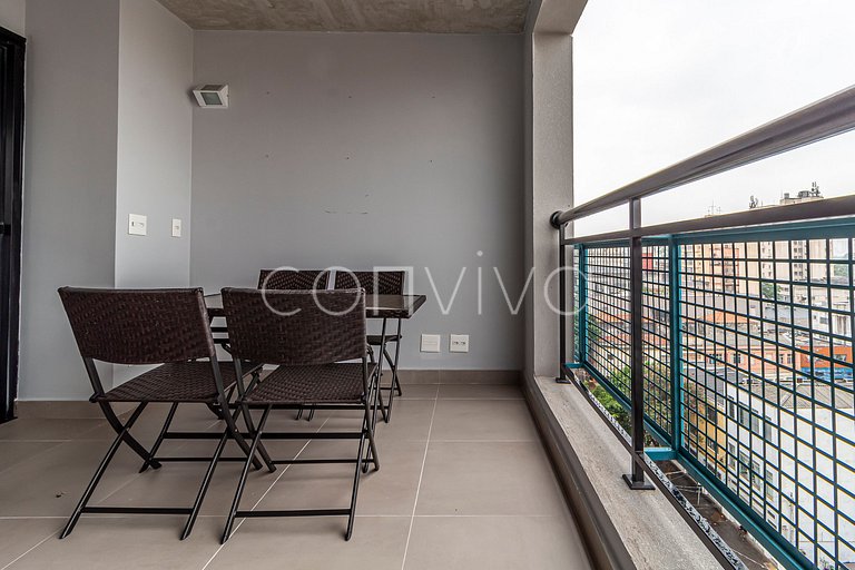 VNBR809 Apartamento minimalista en Bom Retiro
