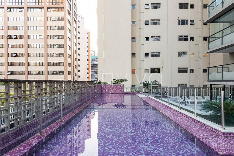 VNCA1101 Apto de 02 quartos na Vila Olímpia + vaga
