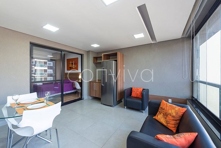 VNCA808 Studio acolhedor na Vila Olímpia