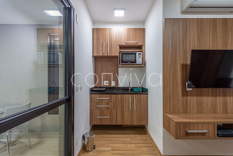 VNCA808 Studio acolhedor na Vila Olímpia