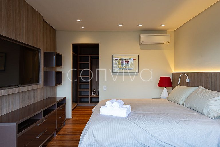 VO41 Apartamento exuberante na Vila Olímpia
