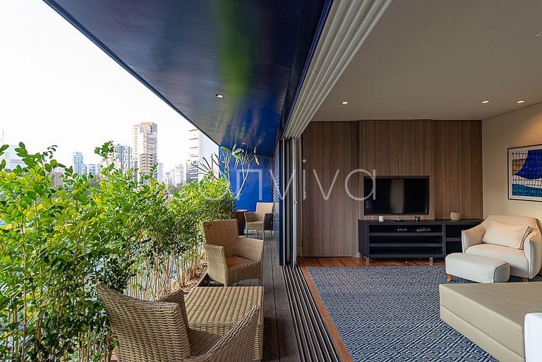 VO43 Apartamento exuberante na Vila Olímpia