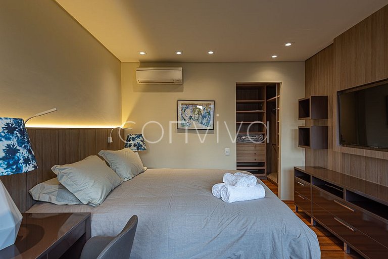 VO43 Apartamento exuberante na Vila Olímpia