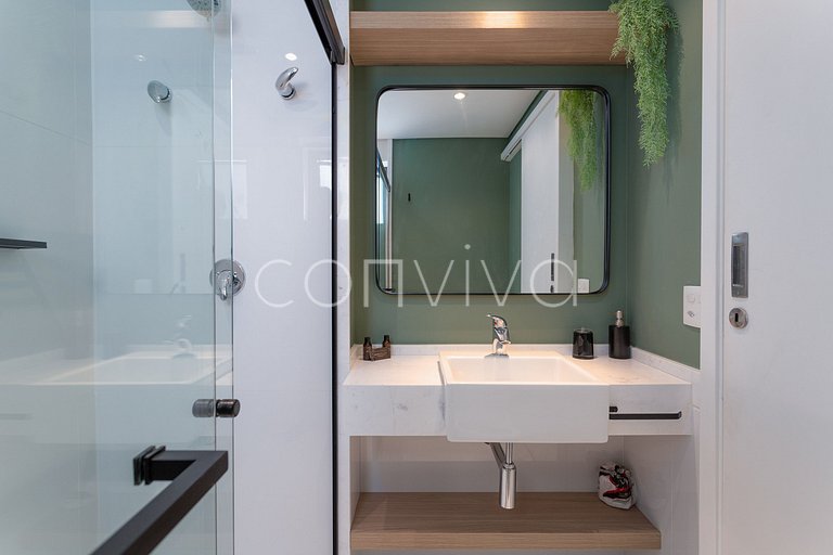 FI021 Apartamento moderno no Forma Itaim