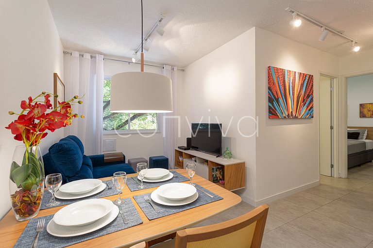 FC201 Two-bedroom apartment at Frei Caneca Street