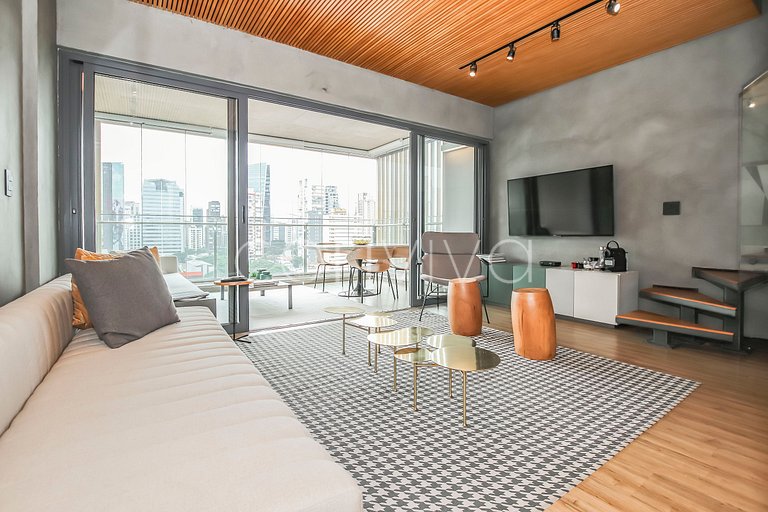 FI094 Duplex luxuoso no Forma Itaim