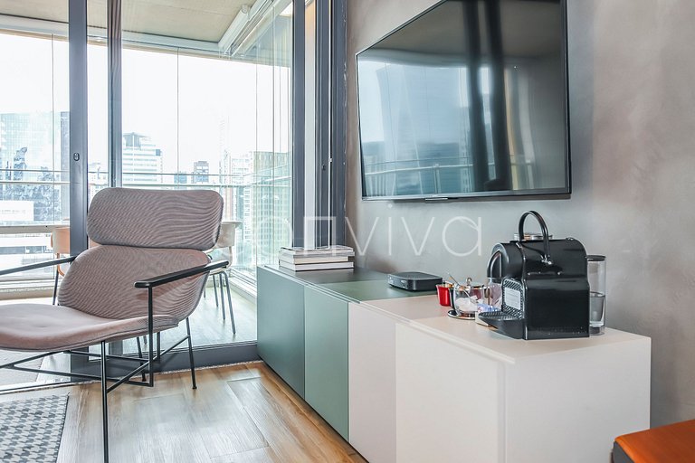 FI094 Duplex luxuoso no Forma Itaim