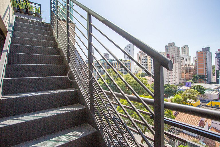 LD085 Duplex com vista espatácular na Vila Madalena