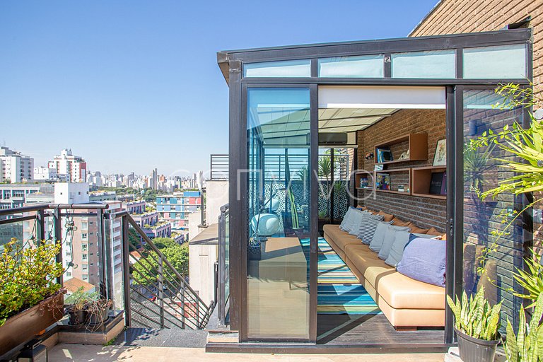 LD085 Duplex with spectacular view in Vila Madalena