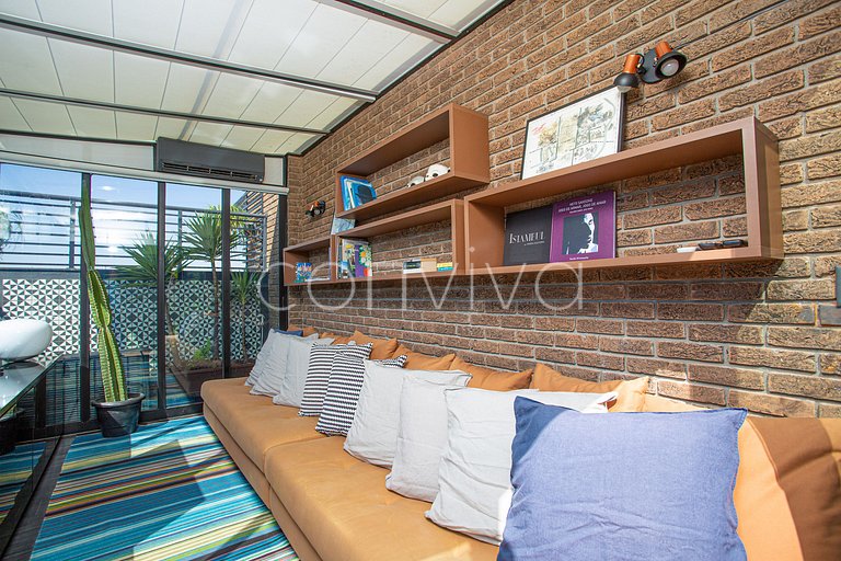 LD085 Duplex com vista espatácular na Vila Madalena