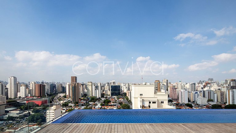 HI021 Huma Itaim Premium: Duplex 89m² c/ varanda