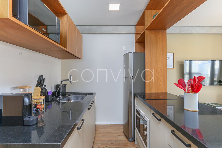 HI153 Apartamento novinho no Huma Itaim