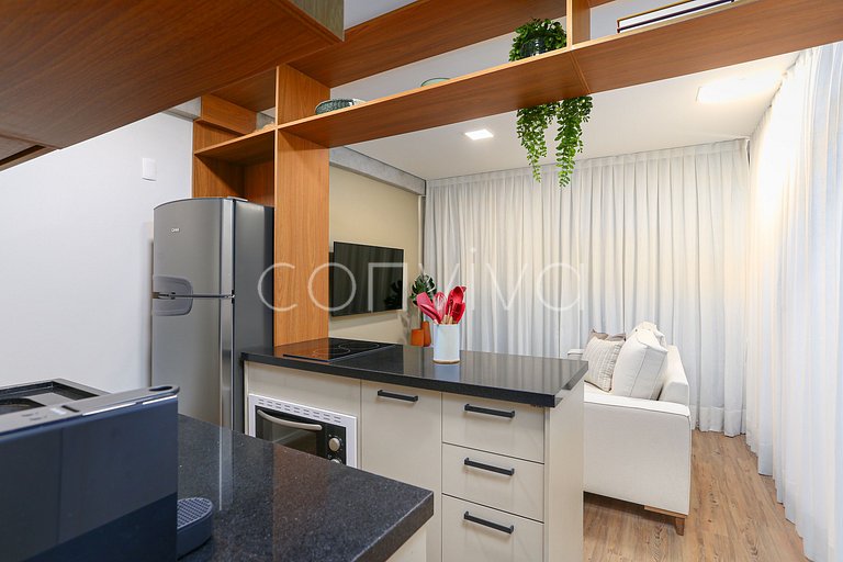 HI153 Apartamento novinho no Huma Itaim
