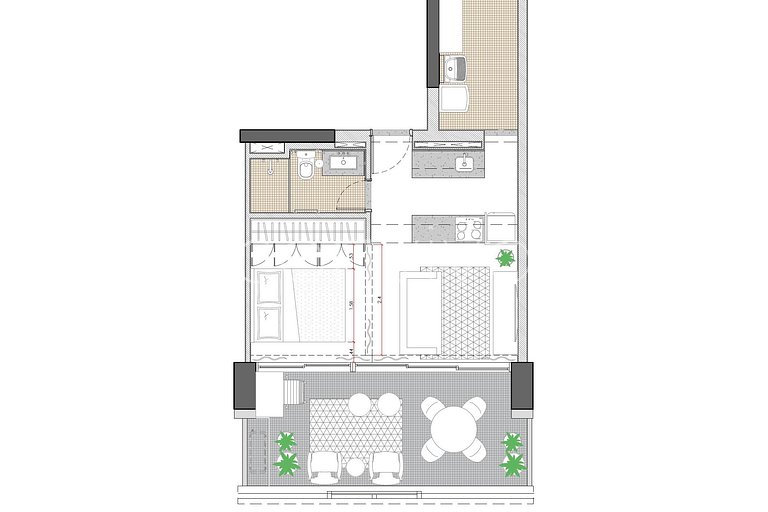 HI153 Brand new apartment in Huma Itaim