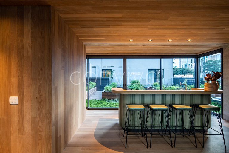 HI021 Duplex de design exclusivo no Huma Itaim