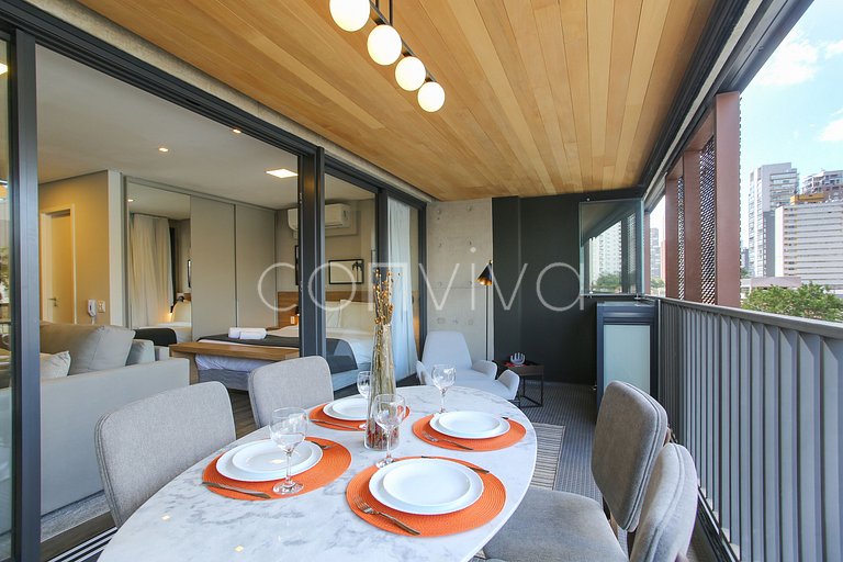 HI022 Flamante nuevo apartamento en Huma Itaim
