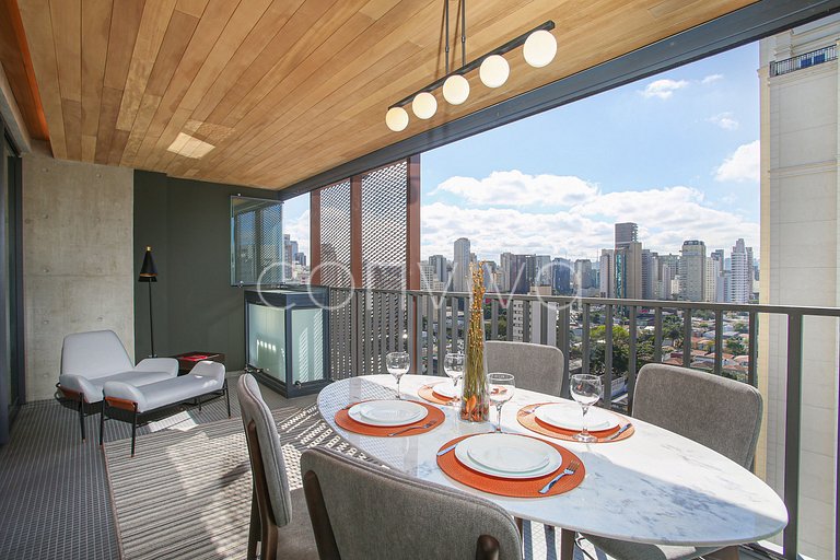 HI162 Apartamento novinho no Huma Itaim