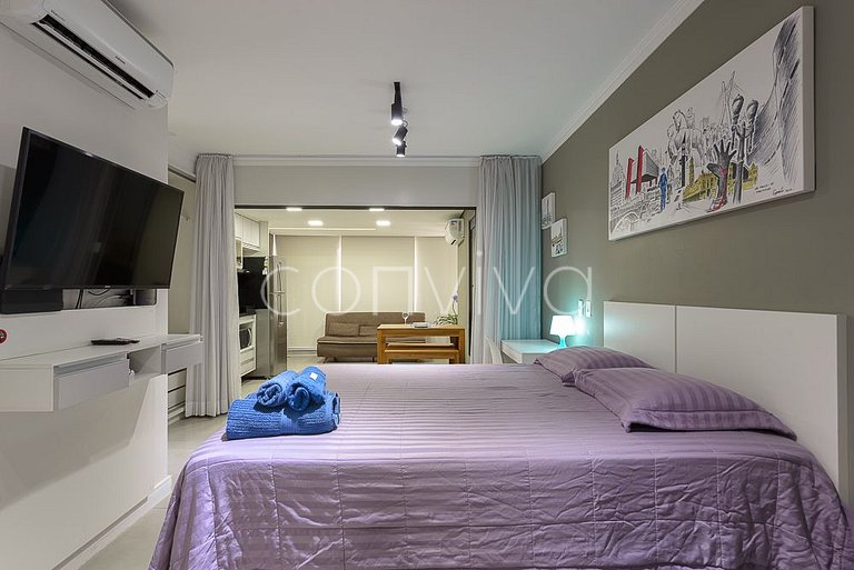 VNCA1408 Studio acolhedor na Vila Olímpia