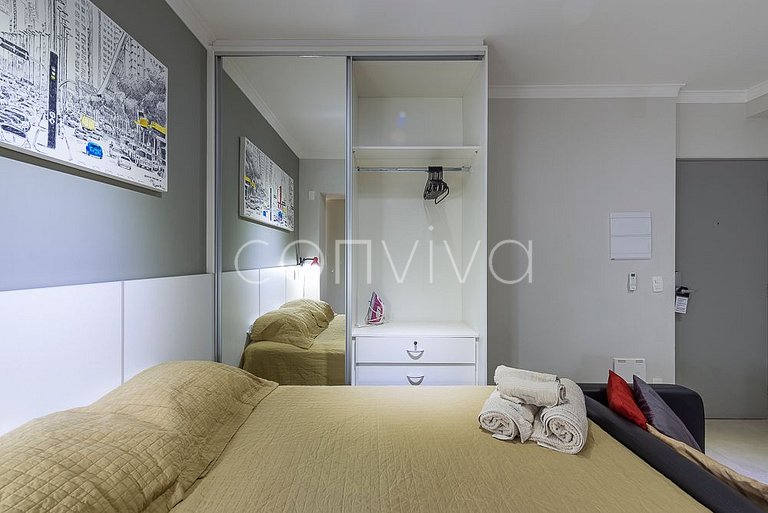 VNCA803 Studio acolhedor na Vila Olímpia