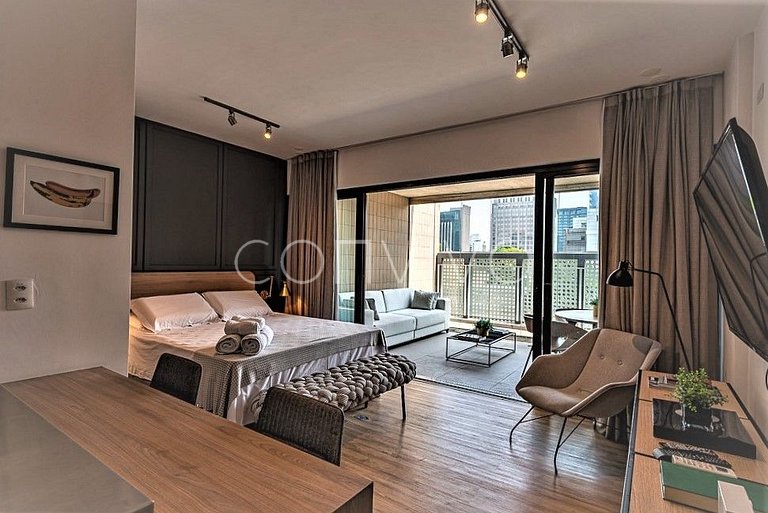 FI016 Apartamento moderno no Forma Itaim