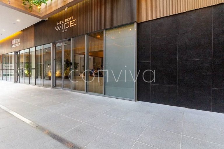 HW2303 Apto em Pinheiros | Vista alta | 40m²