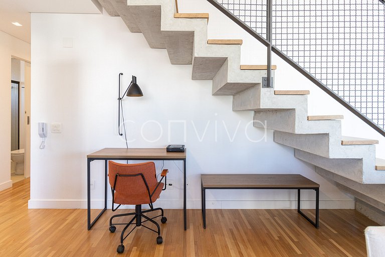 HI101 Duplex no Huma Itaim | 02 quartos