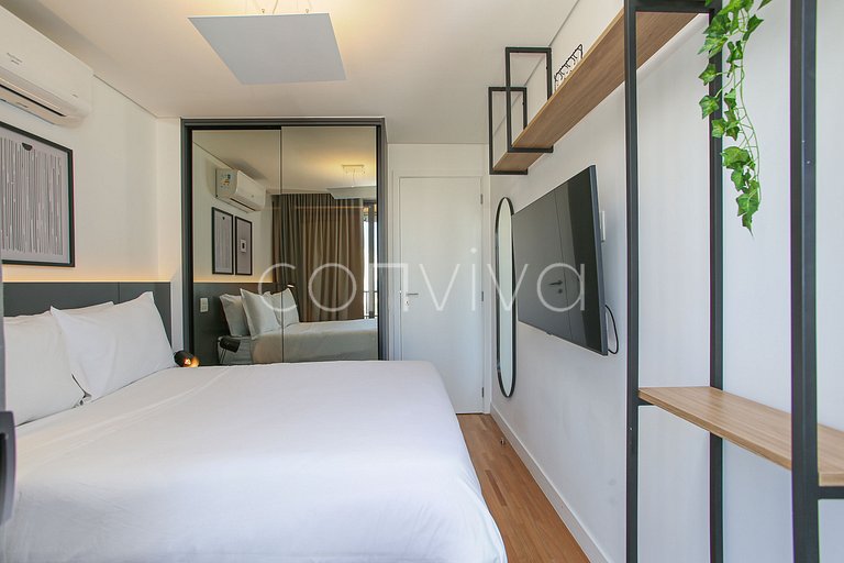 HI101 Duplex no Huma Itaim | 02 quartos