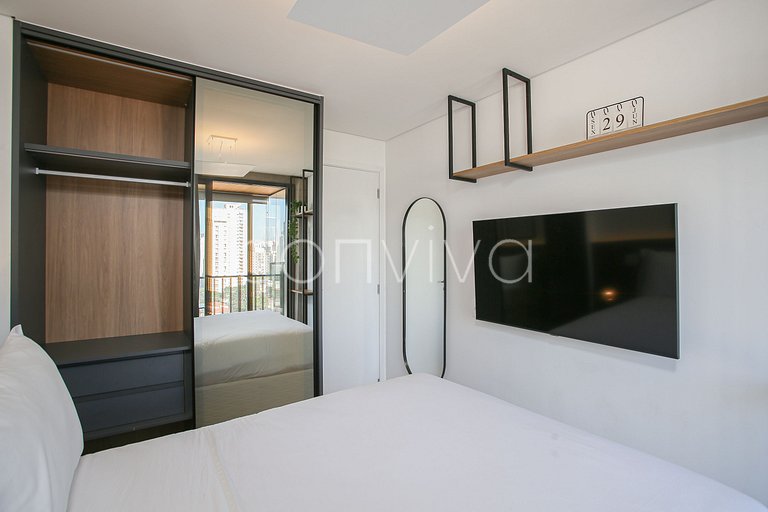 HI101 Duplex no Huma Itaim | 02 quartos