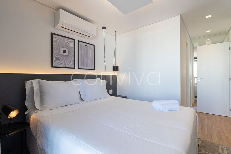 HI101 Duplex no Huma Itaim | 02 quartos