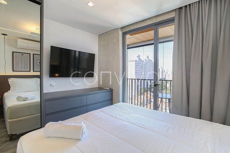 HI101 Duplex no Huma Itaim | 02 quartos