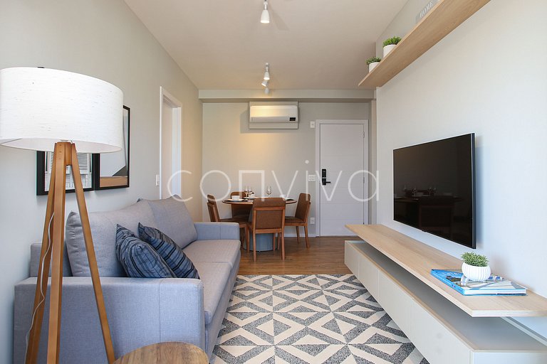 FEP164 16º andar c/ vista incrível, vaga e piscina