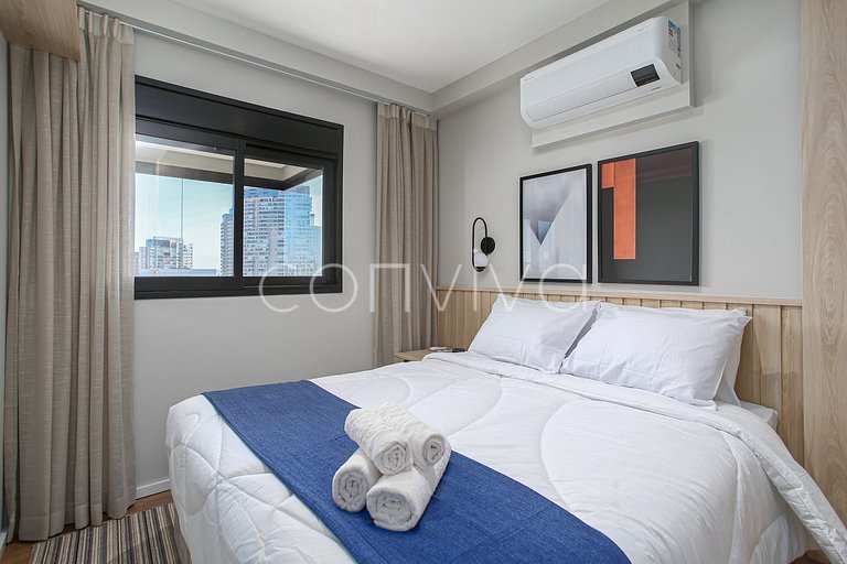 FEP164 16º andar c/ vista incrível, vaga e piscina