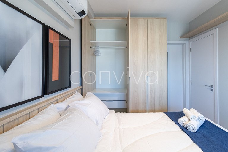 FEP164 16º andar c/ vista incrível, vaga e piscina