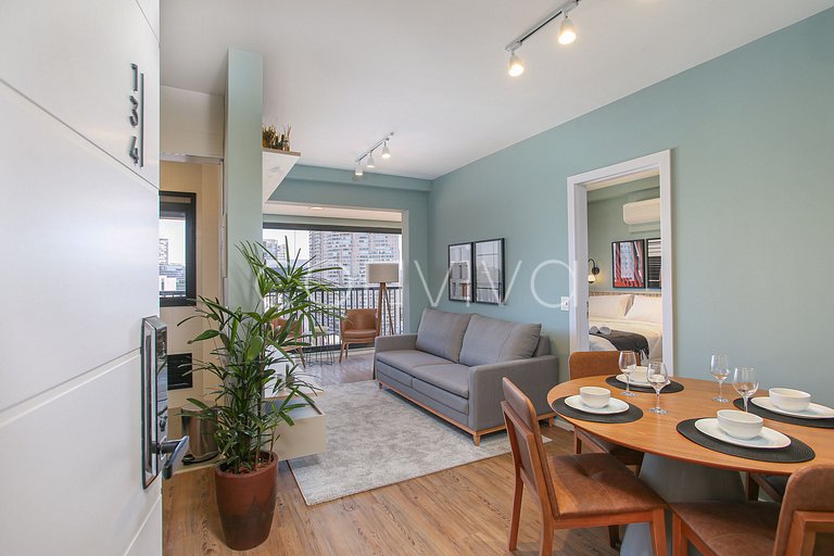 FEP134 Apartamento contemporâneo em Pinheiros