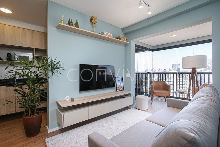 FEP134 Apartamento contemporâneo em Pinheiros