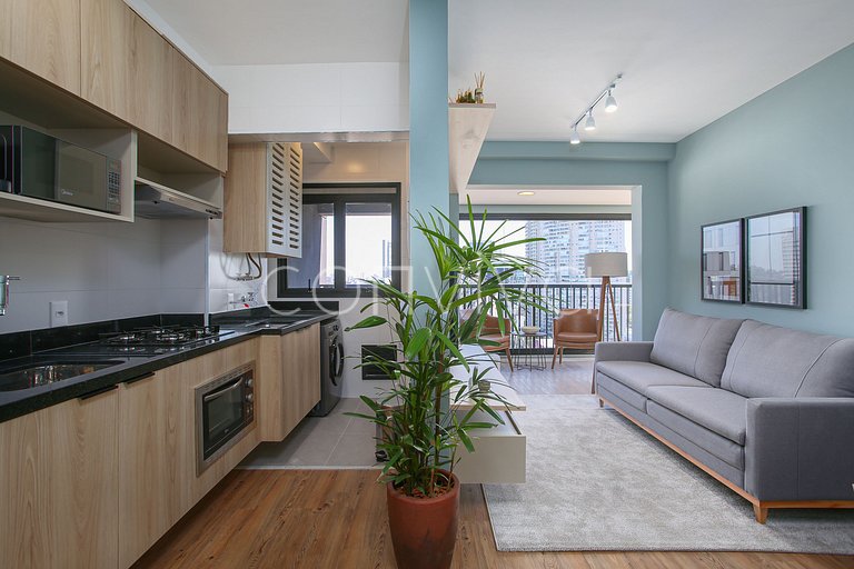FEP134 Apartamento contemporâneo em Pinheiros