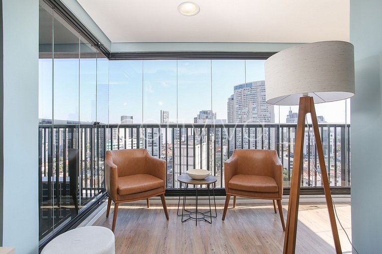 FEP134 Apartamento contemporâneo em Pinheiros