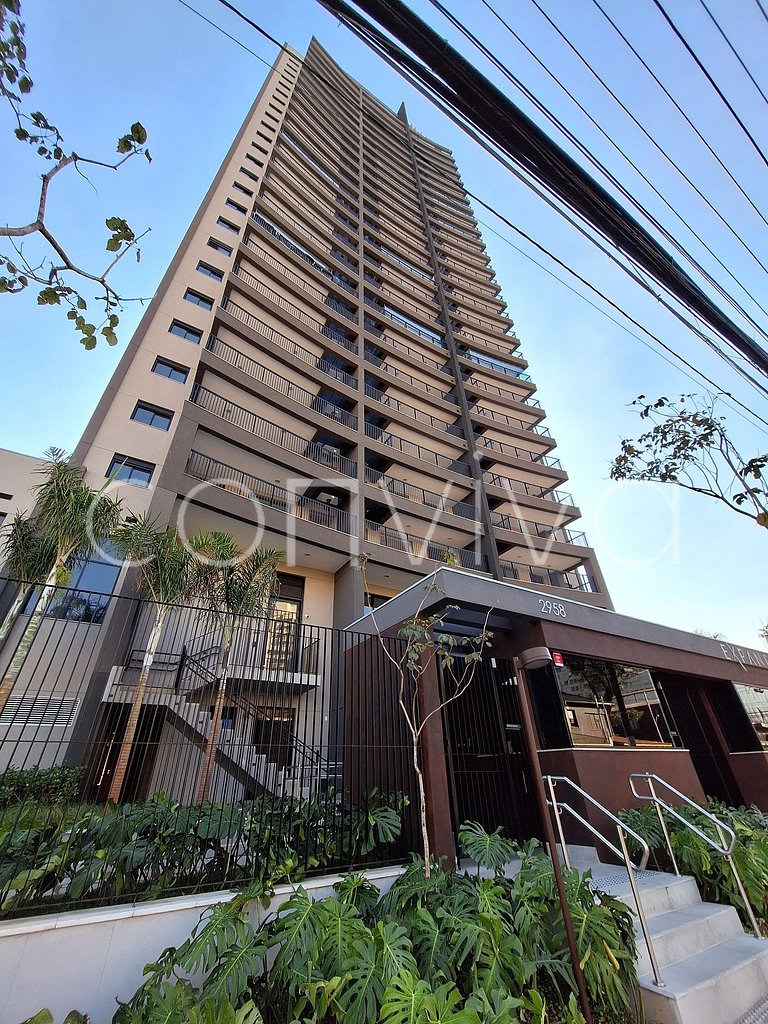 FEP034 Apto novo em Pinheiros | 48m² | 03 hóspedes
