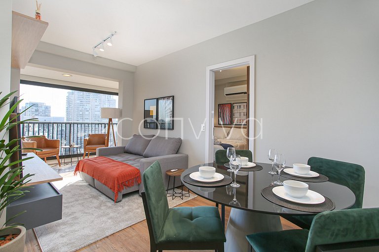 FEP154 Apartamento contemporâneo em Pinheiros