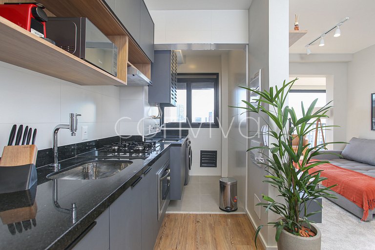 FEP154 Apartamento contemporâneo em Pinheiros