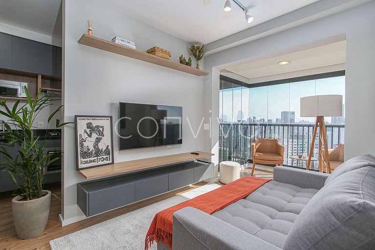 FEP154 Apartamento contemporâneo em Pinheiros