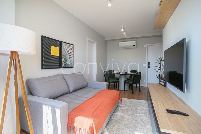 FEP154 Apartamento contemporâneo em Pinheiros