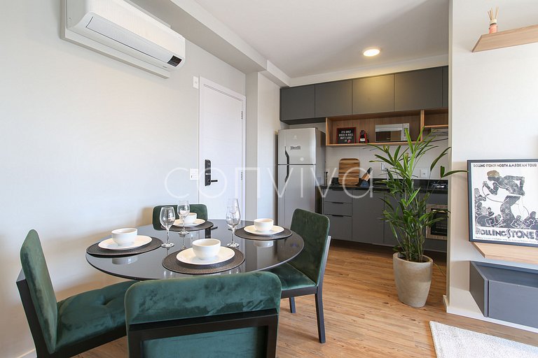 FEP154 Apartamento contemporâneo em Pinheiros
