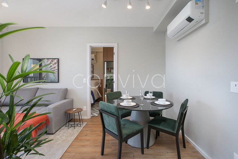 FEP154 Apartamento contemporâneo em Pinheiros