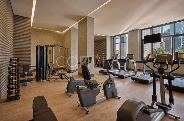 FEP034 Apto novo em Pinheiros | 48m² | 03 hóspedes