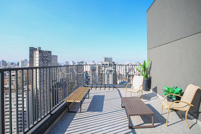 VNU2210 prox. Sírio Libanês | c/ vista livre 22º andar